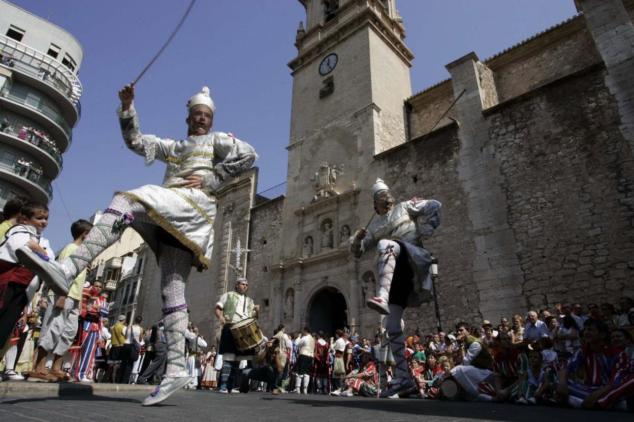 Una actuación de la danza de los 'tornejants'. 