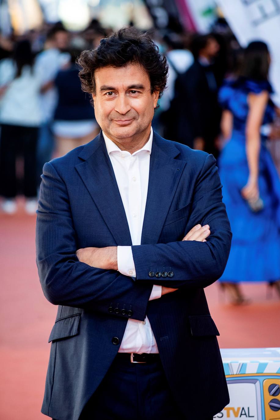 Pepe Rodríguez también pisó la alfombra naranja.