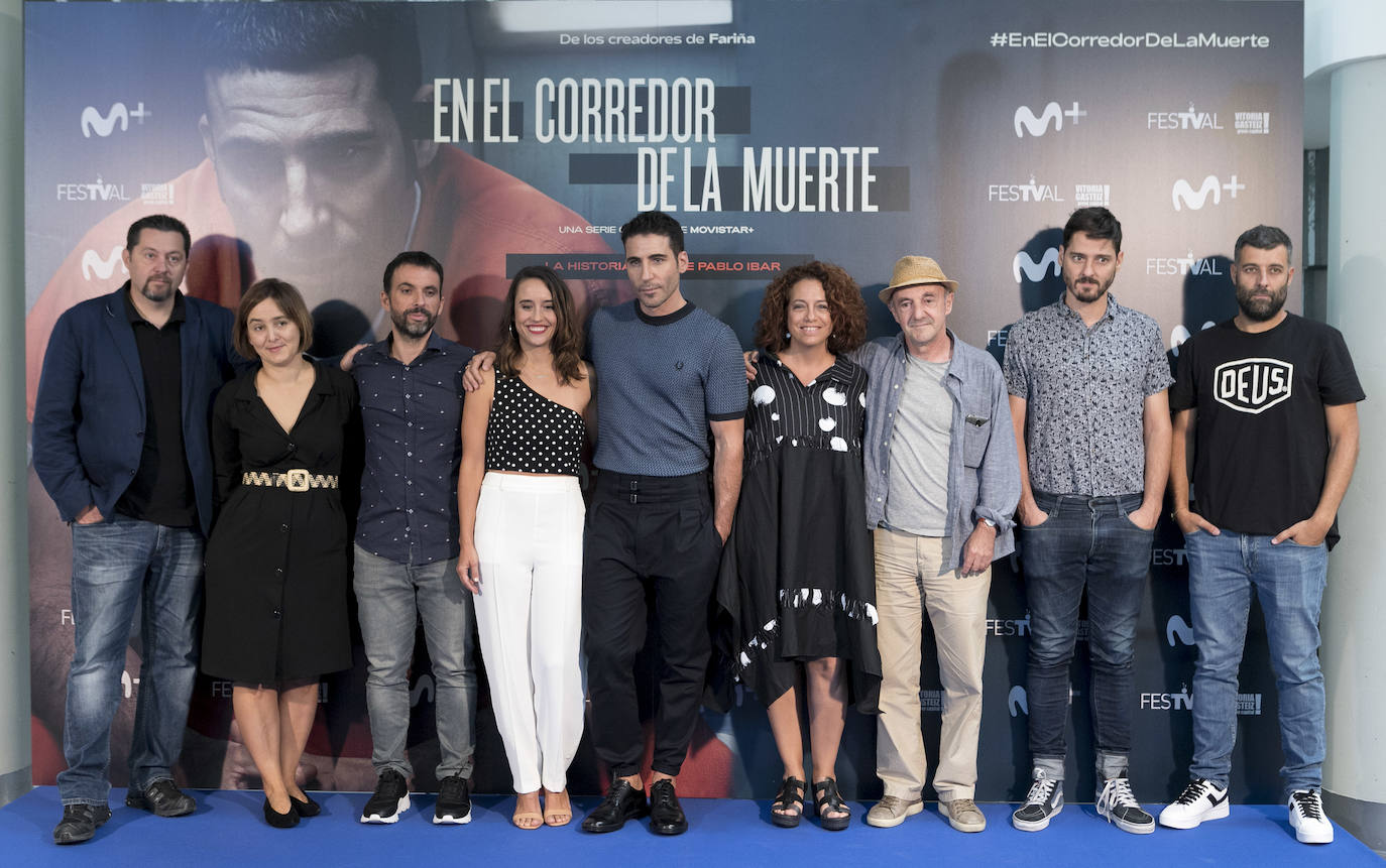 El equipo al completo de la serie 'En el corredor de la muerte'.