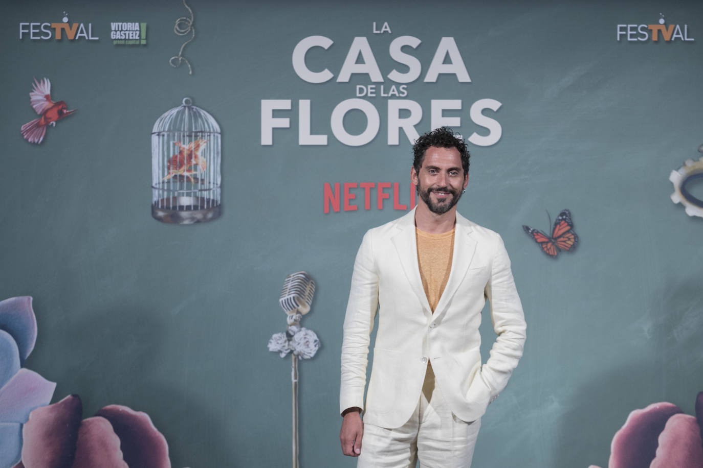 El actor participa en 'La casa de las flores' de Netflix.