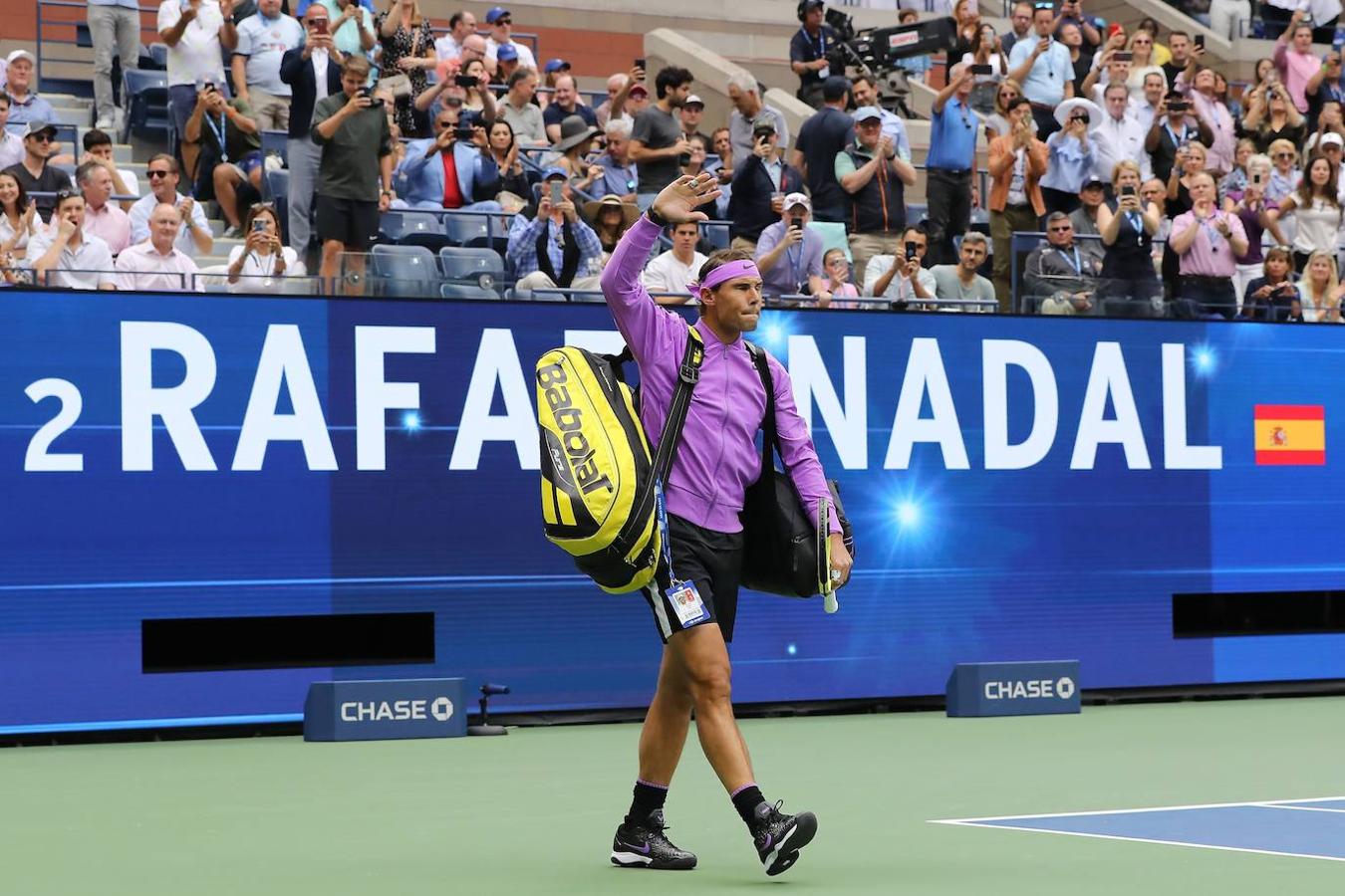 Rafael Nadal y Daniil Medvedev se midieron por el título masculino del US Open en el USTA Billie Jean King National Tennis Center de Nueva York