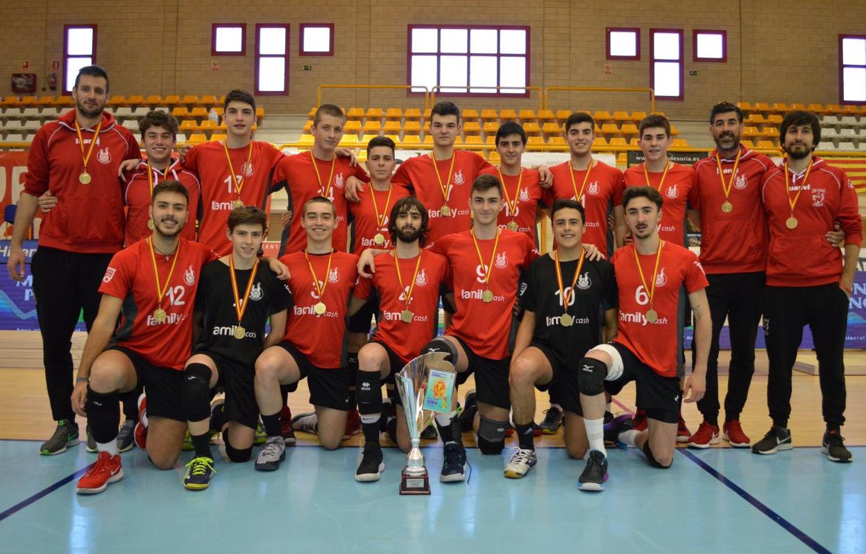 El título nacional juvenil masculino, un hito para el club. 