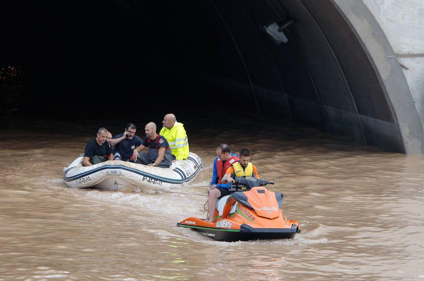 Fotos: Desbordamiento del Segura