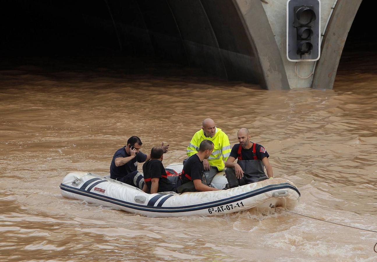 Fotos: Desbordamiento del Segura