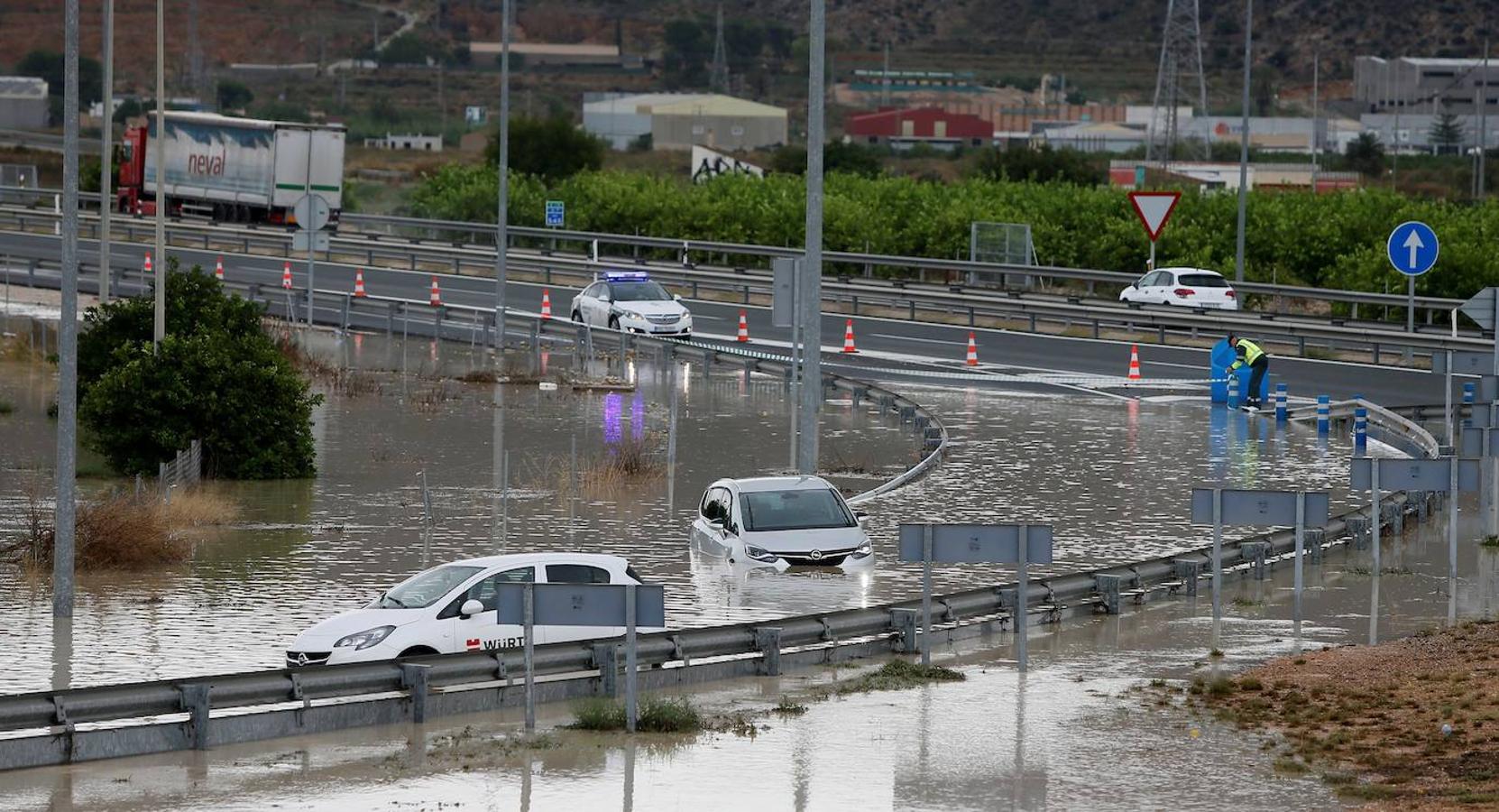 Fotos: Desbordamiento del Segura