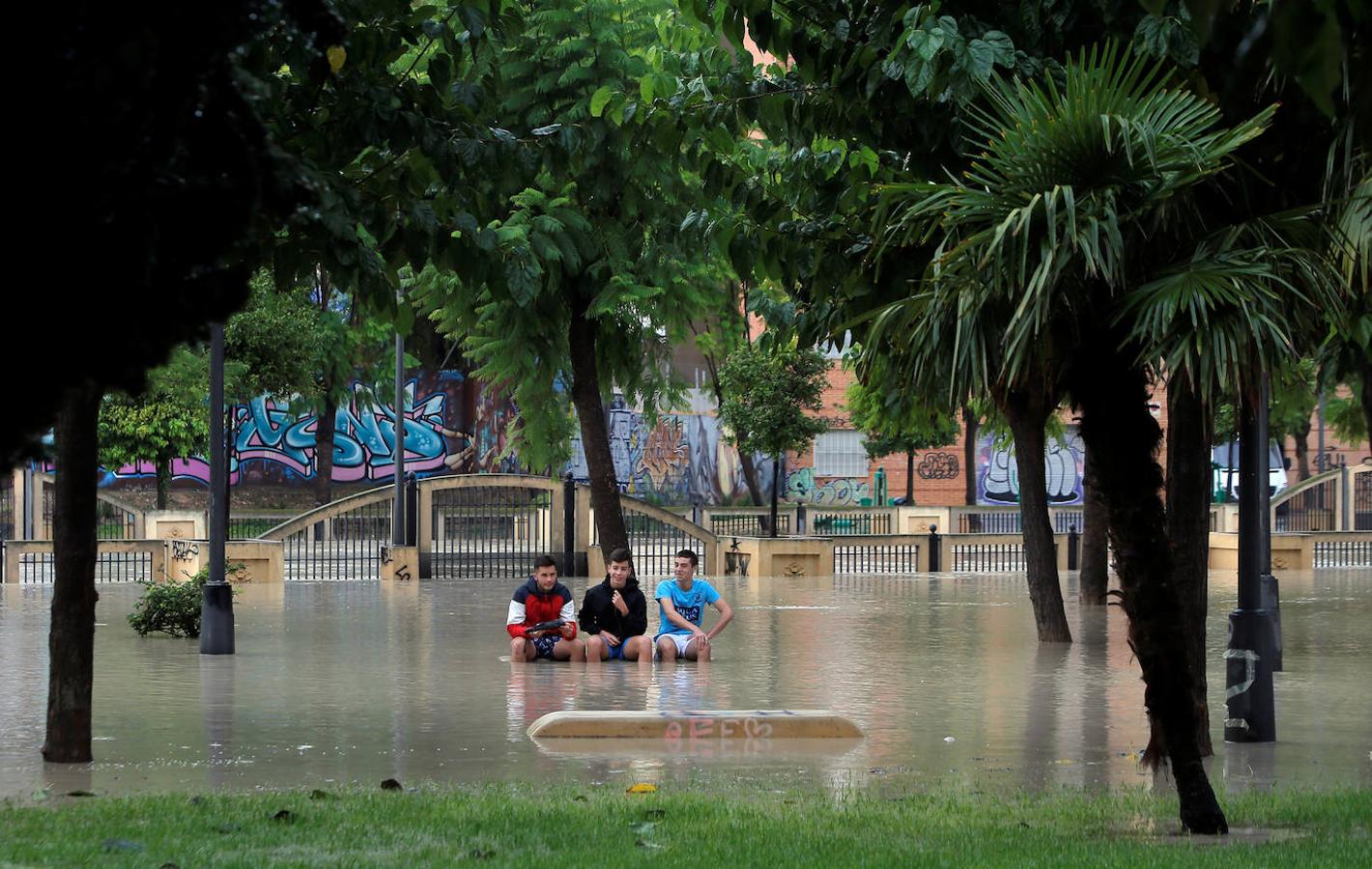 Fotos: Desbordamiento del Segura