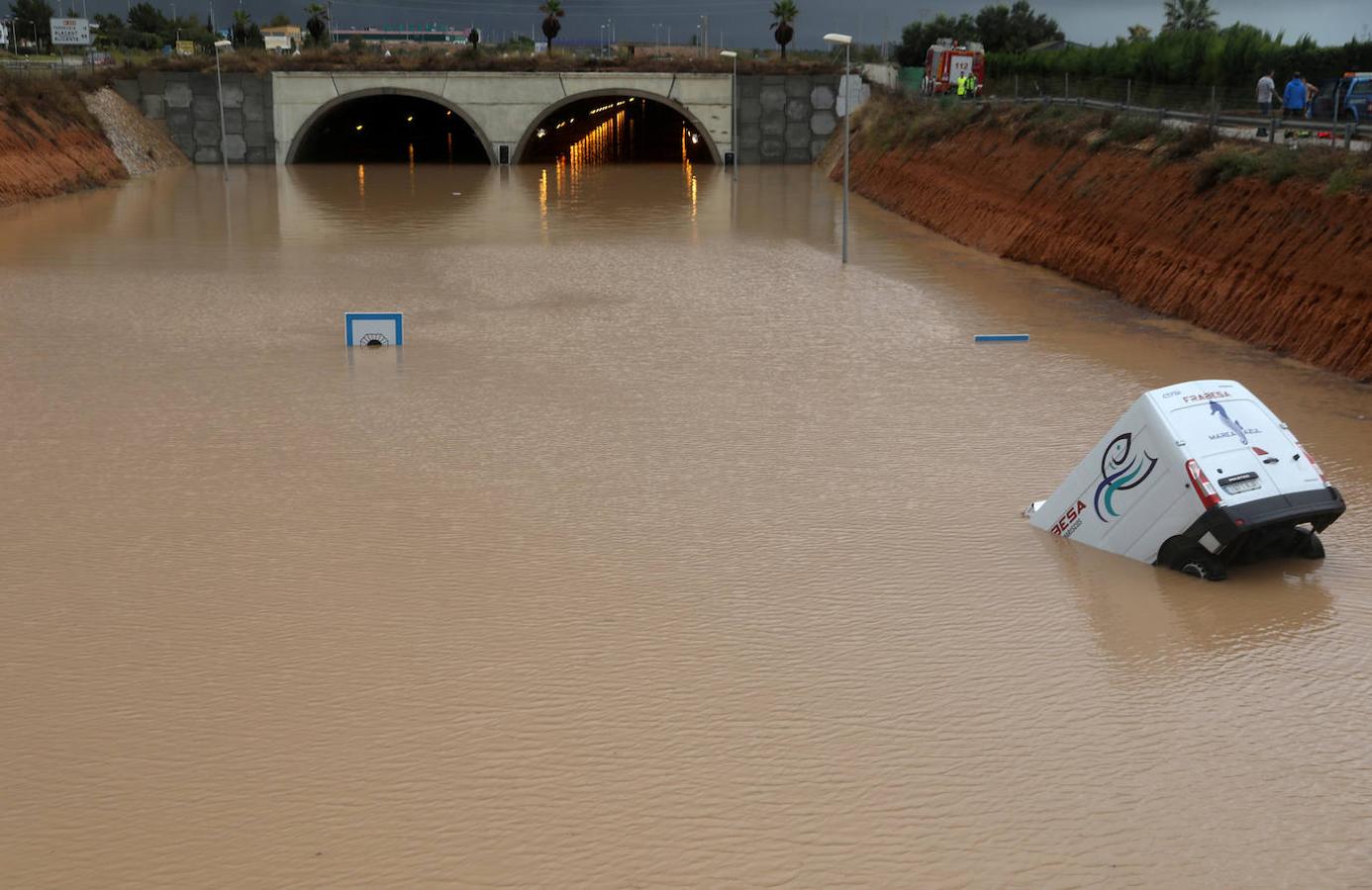 Fotos: Desbordamiento del Segura