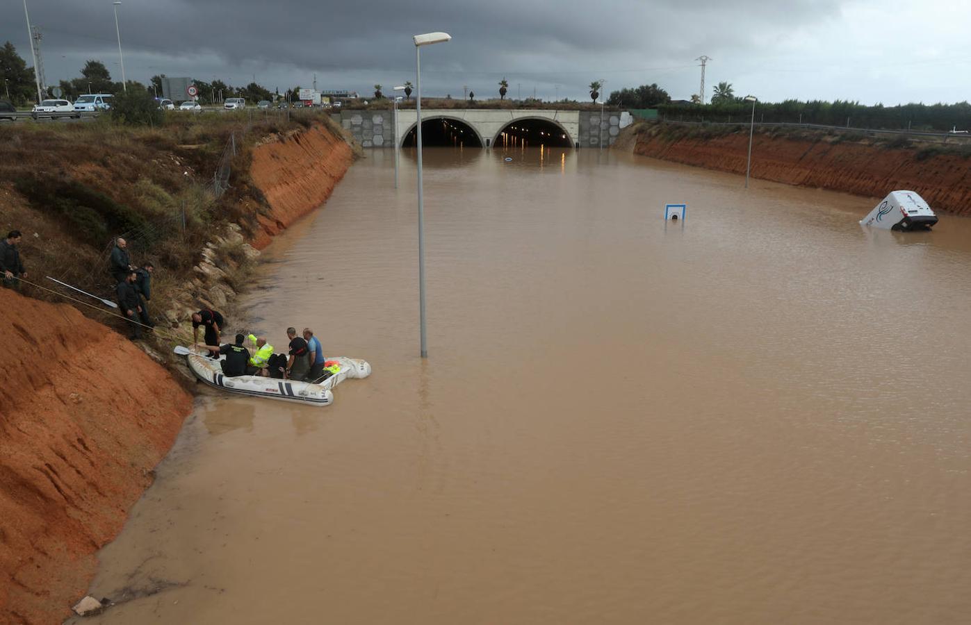 Fotos: Desbordamiento del Segura