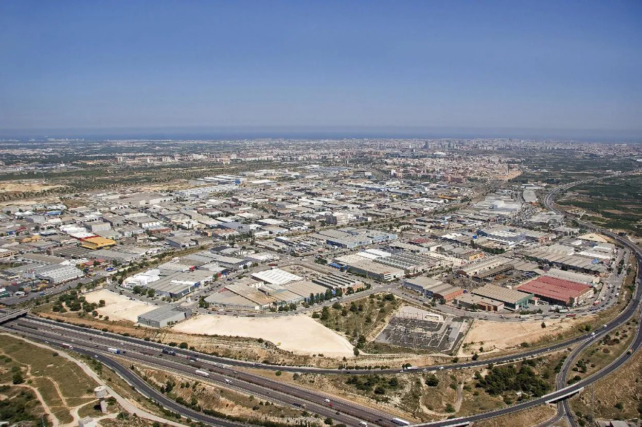 Imagen del polígono industrial. 