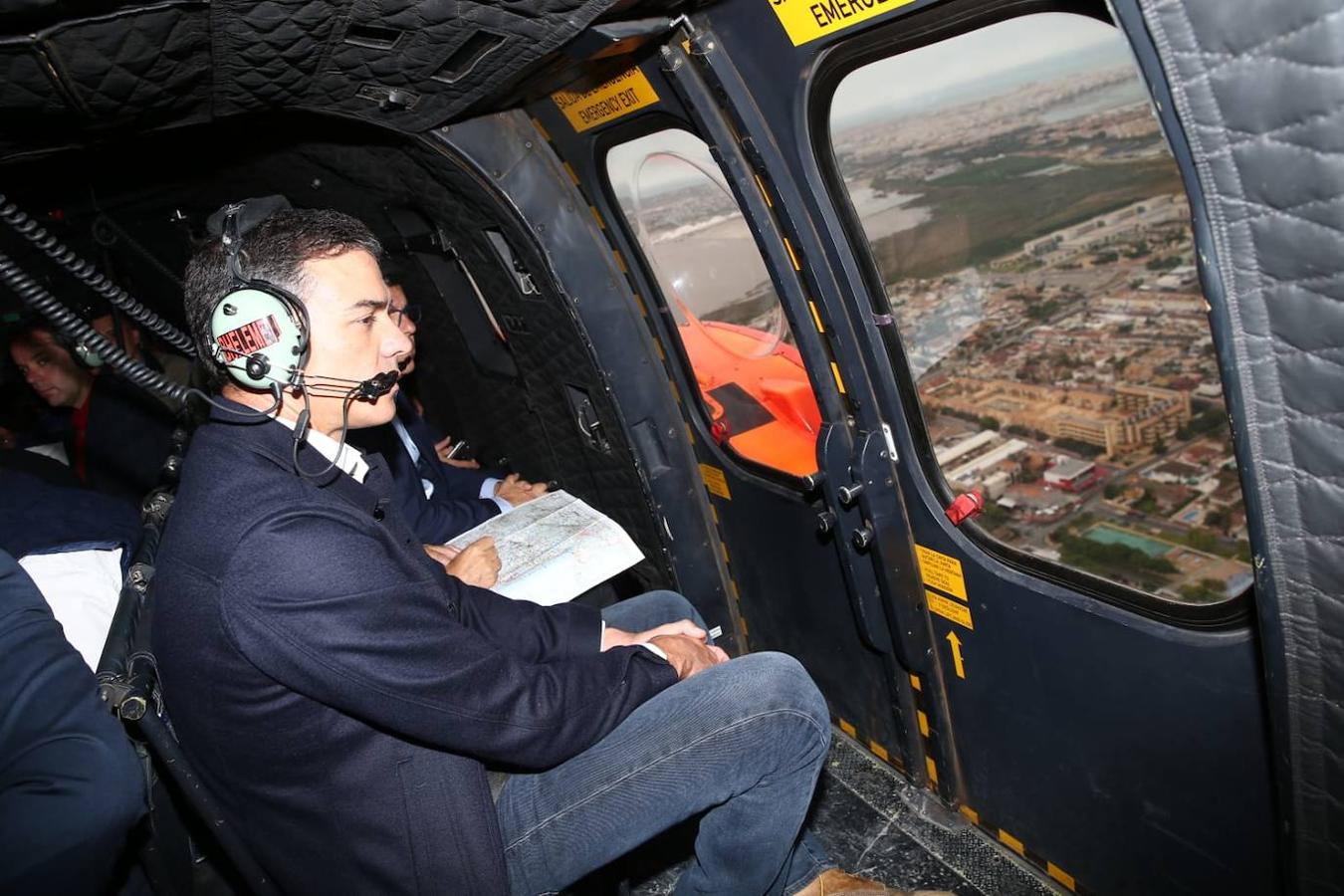 Fotos: Pedro Sánchez sobrevuela las zonas afectadas por la DANA