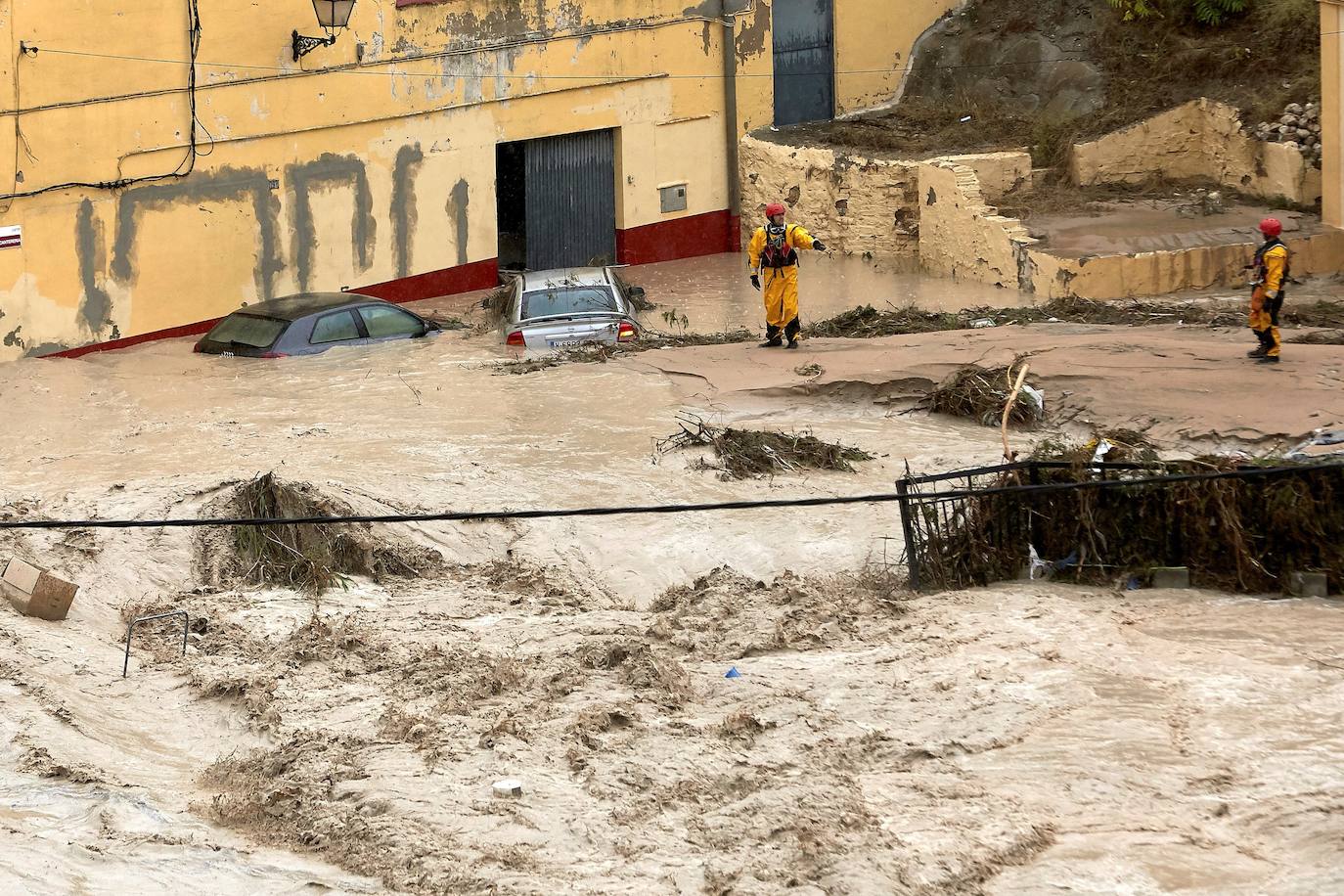 Destrozos en Ontinyent.