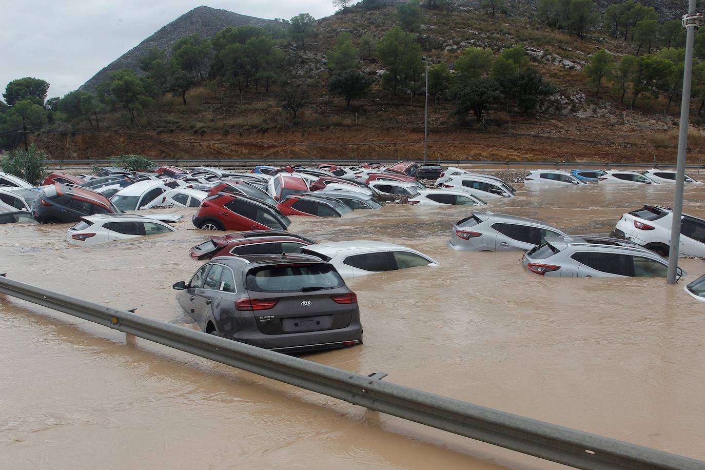 Daños en Orihuela.