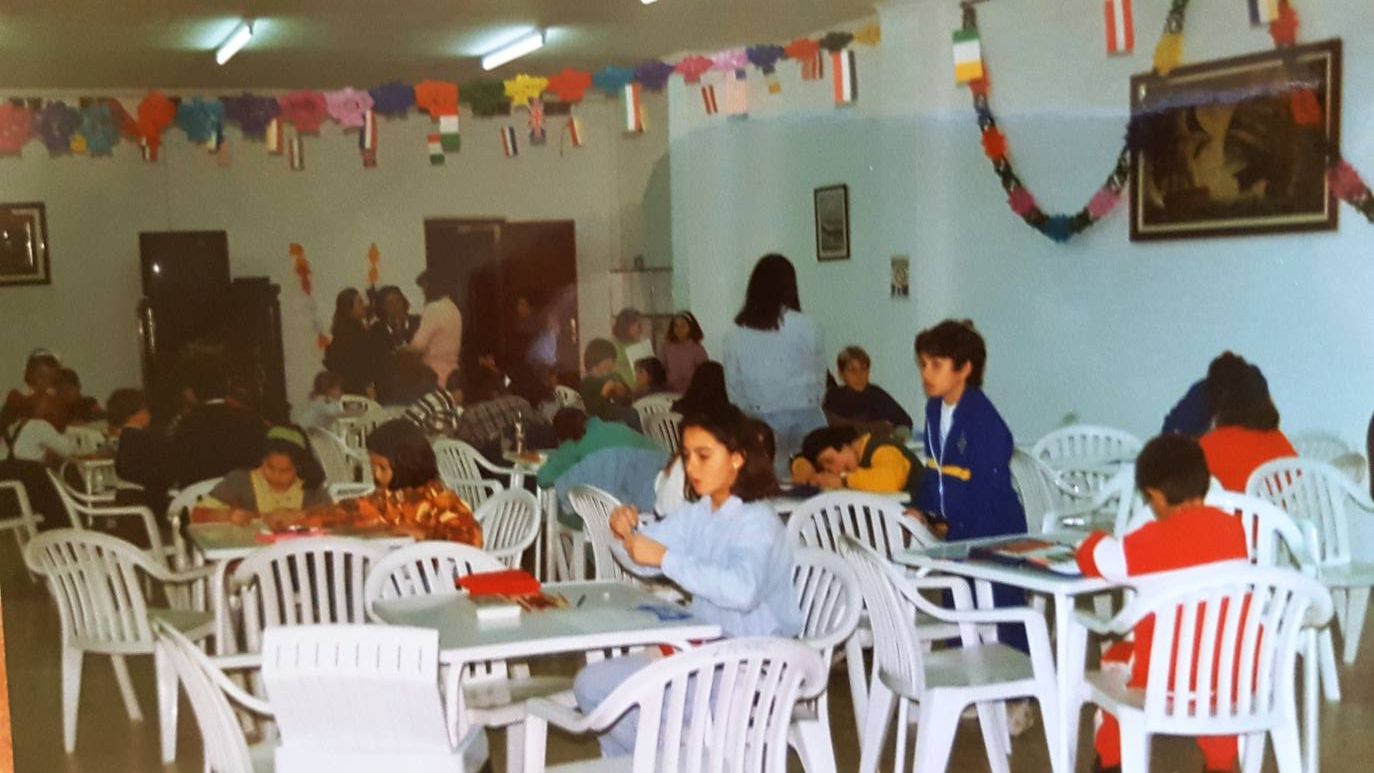 Los vecinos disfrutan del local social del edificio.