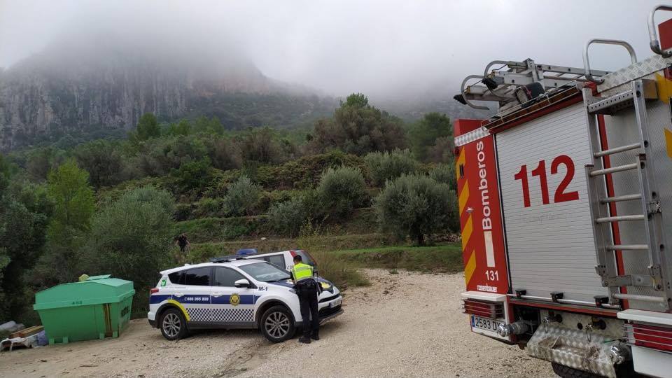 Fotos: Dos personas fallecidas en un accidente de avioneta en Pedreguer