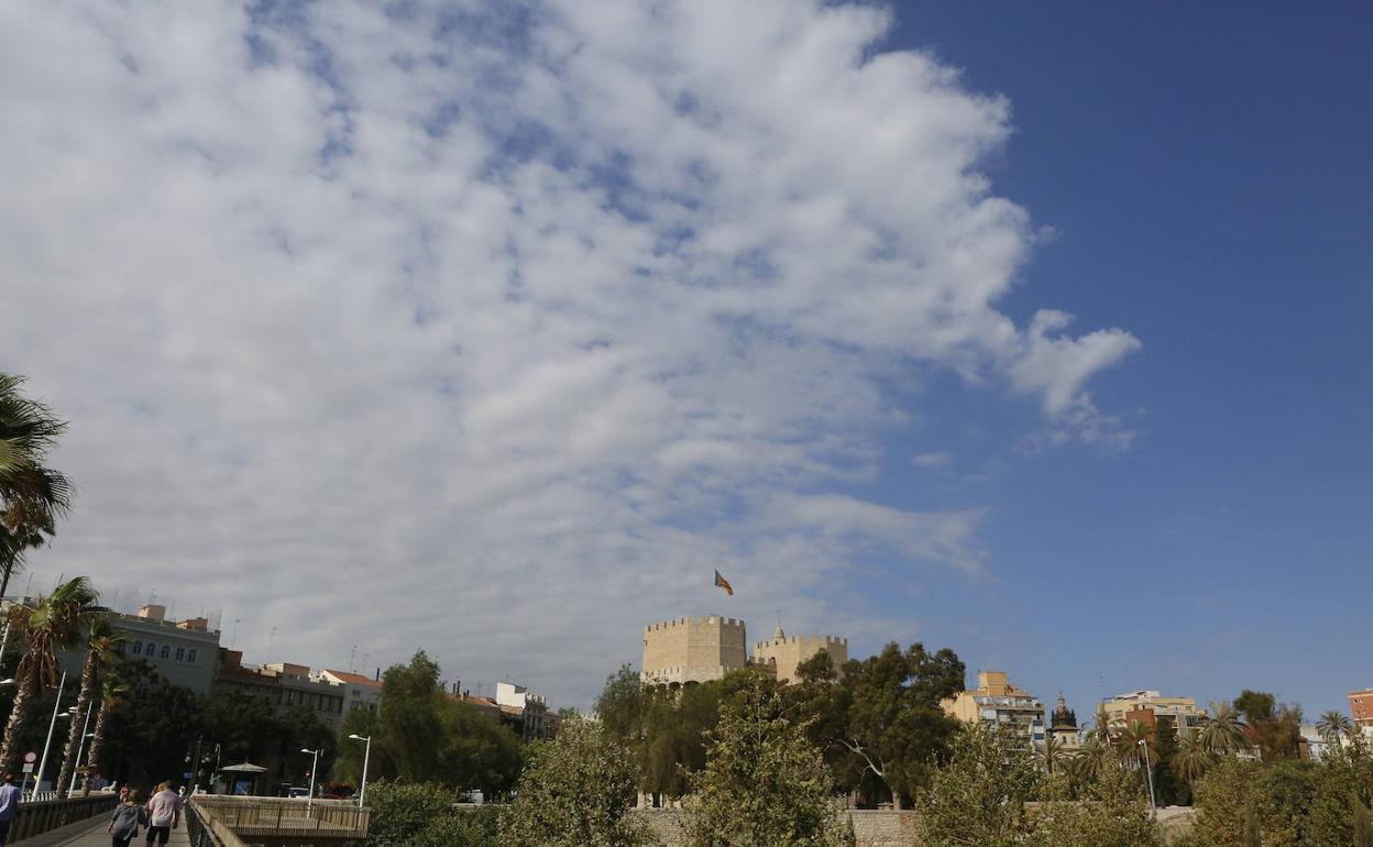 Nubes sobre Valencia. 