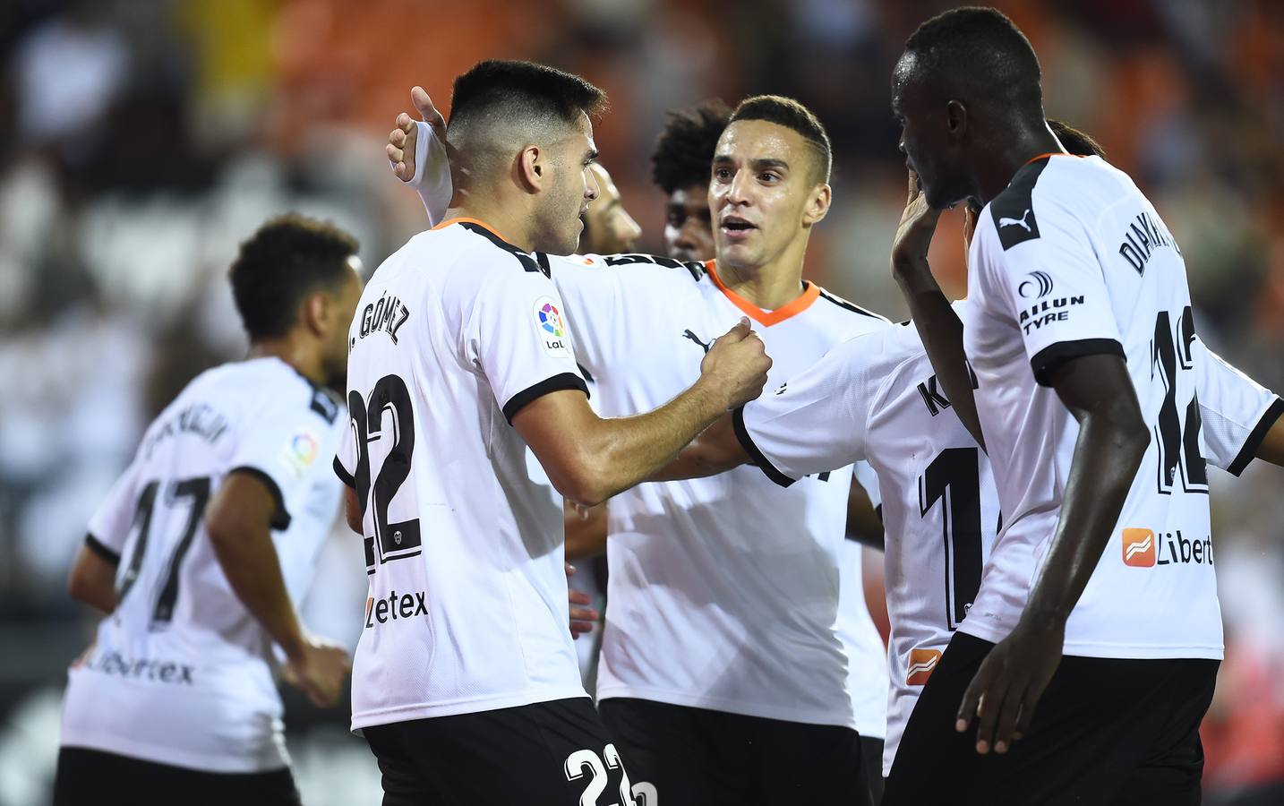 Empate 3-3 del Valencia-Getafe de la liga 2019-2020.