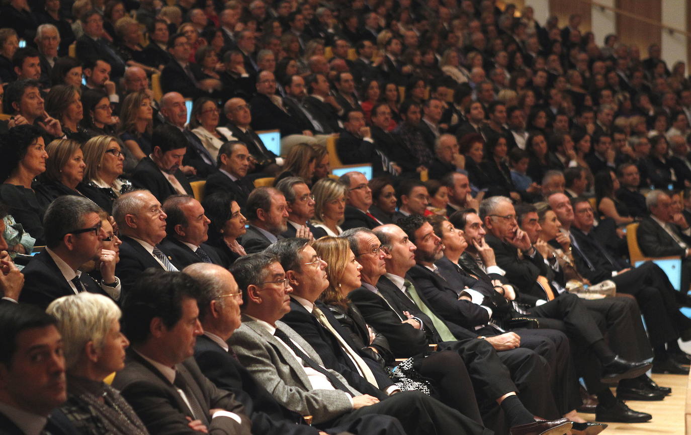 2011. Público asistente a la gala celebrada en el Palau de Les Arts Reina Sofía.