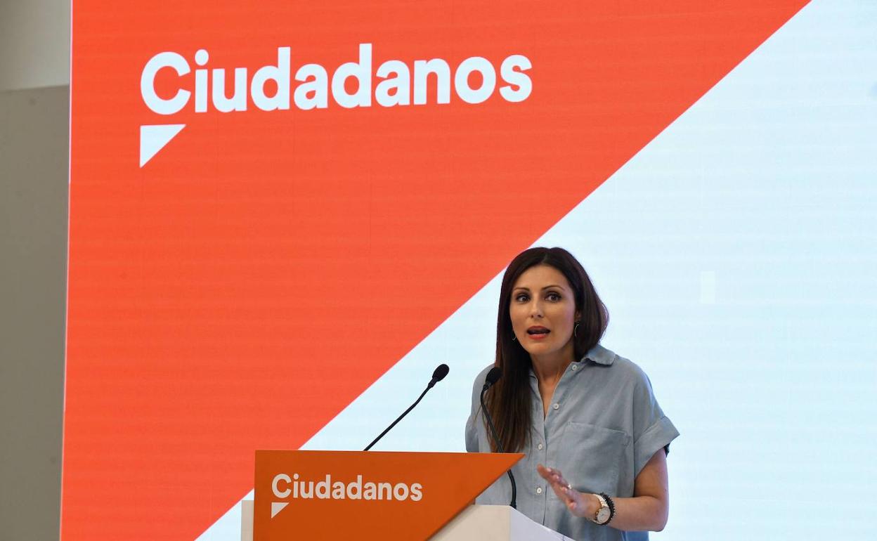 Lorena Roldán, presidenta de Ciudadanos en Cataluña. 