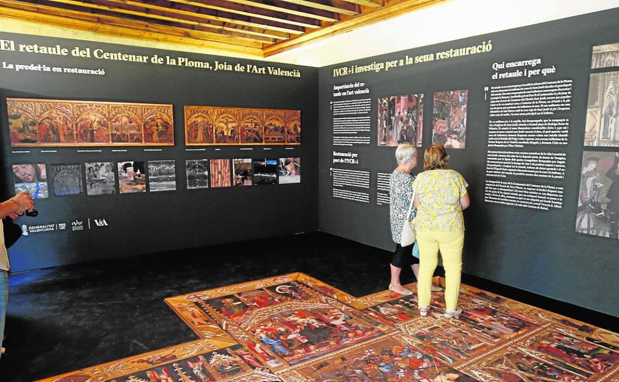 Imagen de la exposición ubicada en el Palau de la Generalitat. 