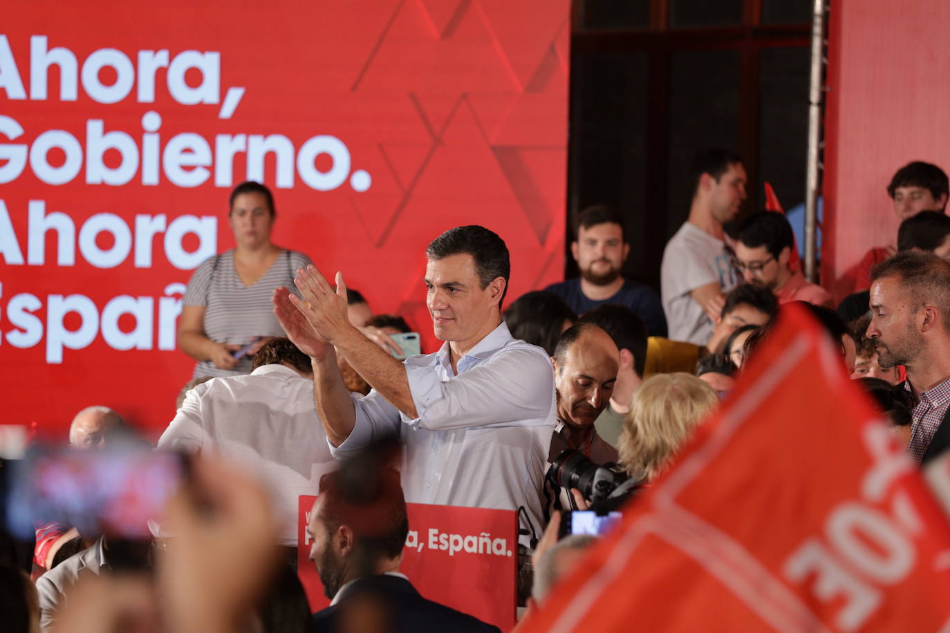 Fotos: Pedro Sánchez inaugura la precampaña del 10-N en Valencia