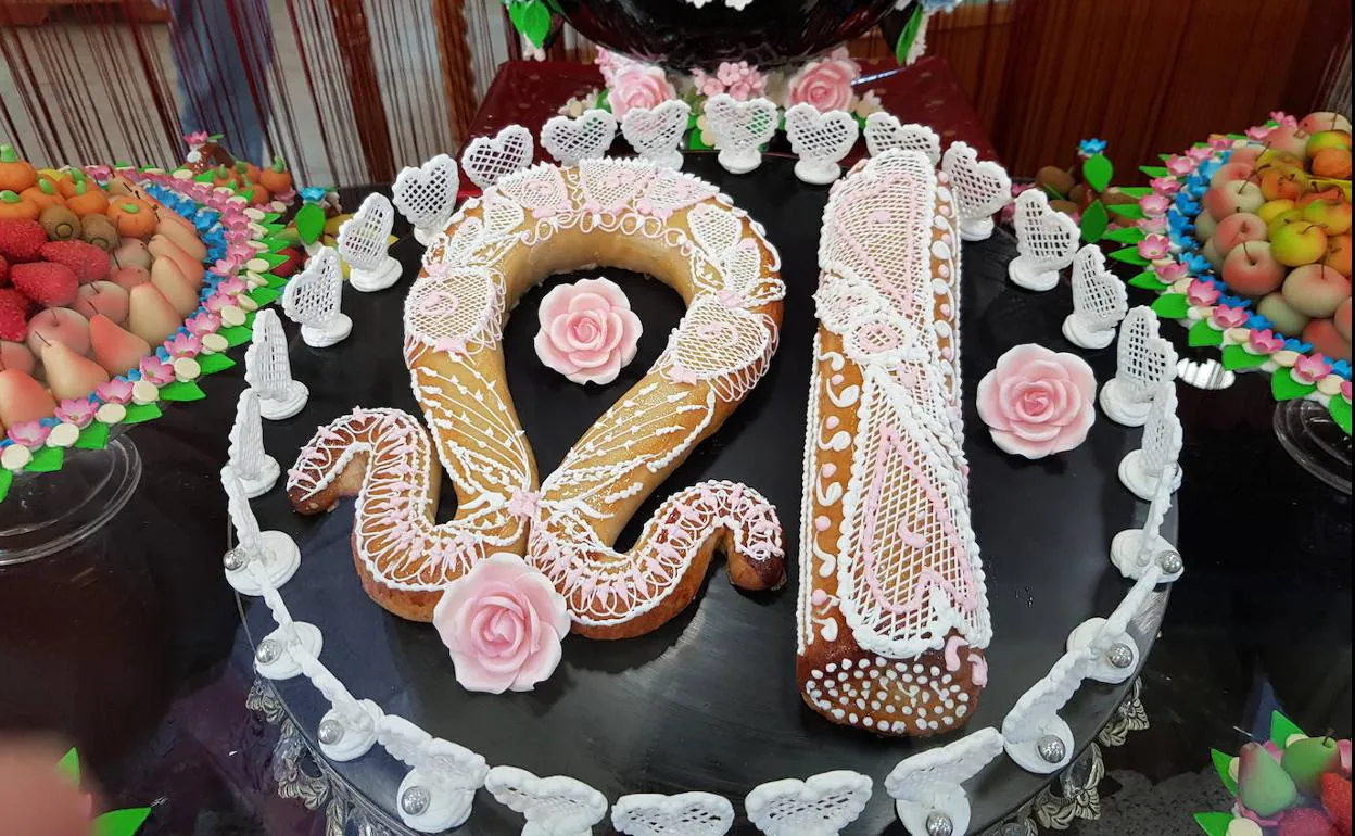 Algunos de los pasteles valorados en esta edición del concurso.