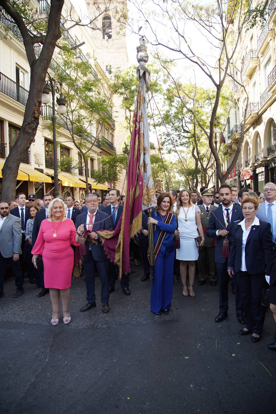 Procesión cívica de Valencia por el 9 d'Octubre de 2019