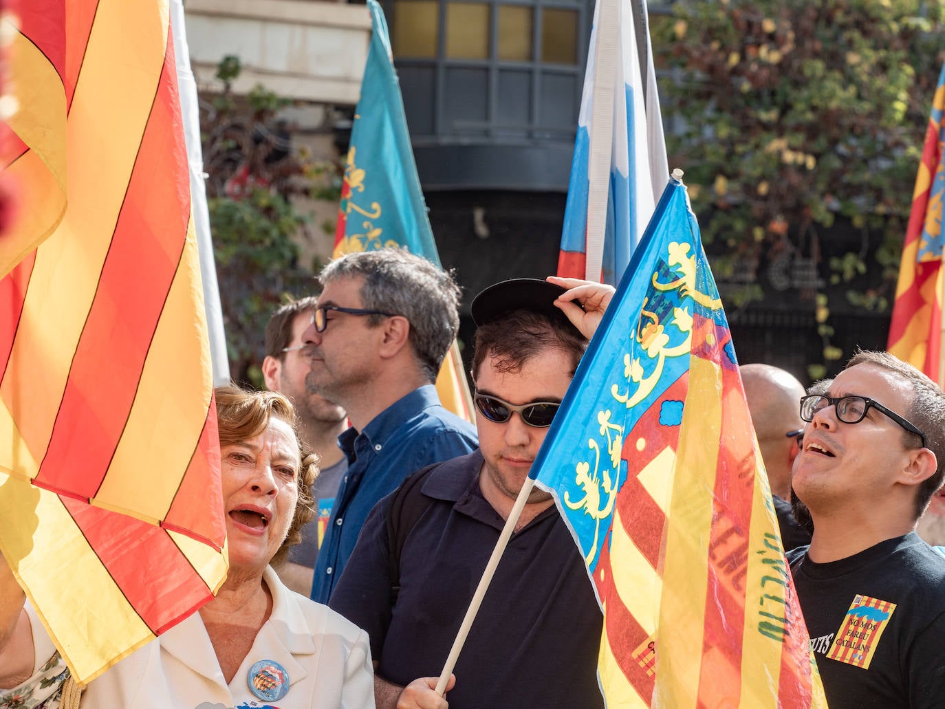 Procesión cívica de Valencia por el 9 d'Octubre de 2019