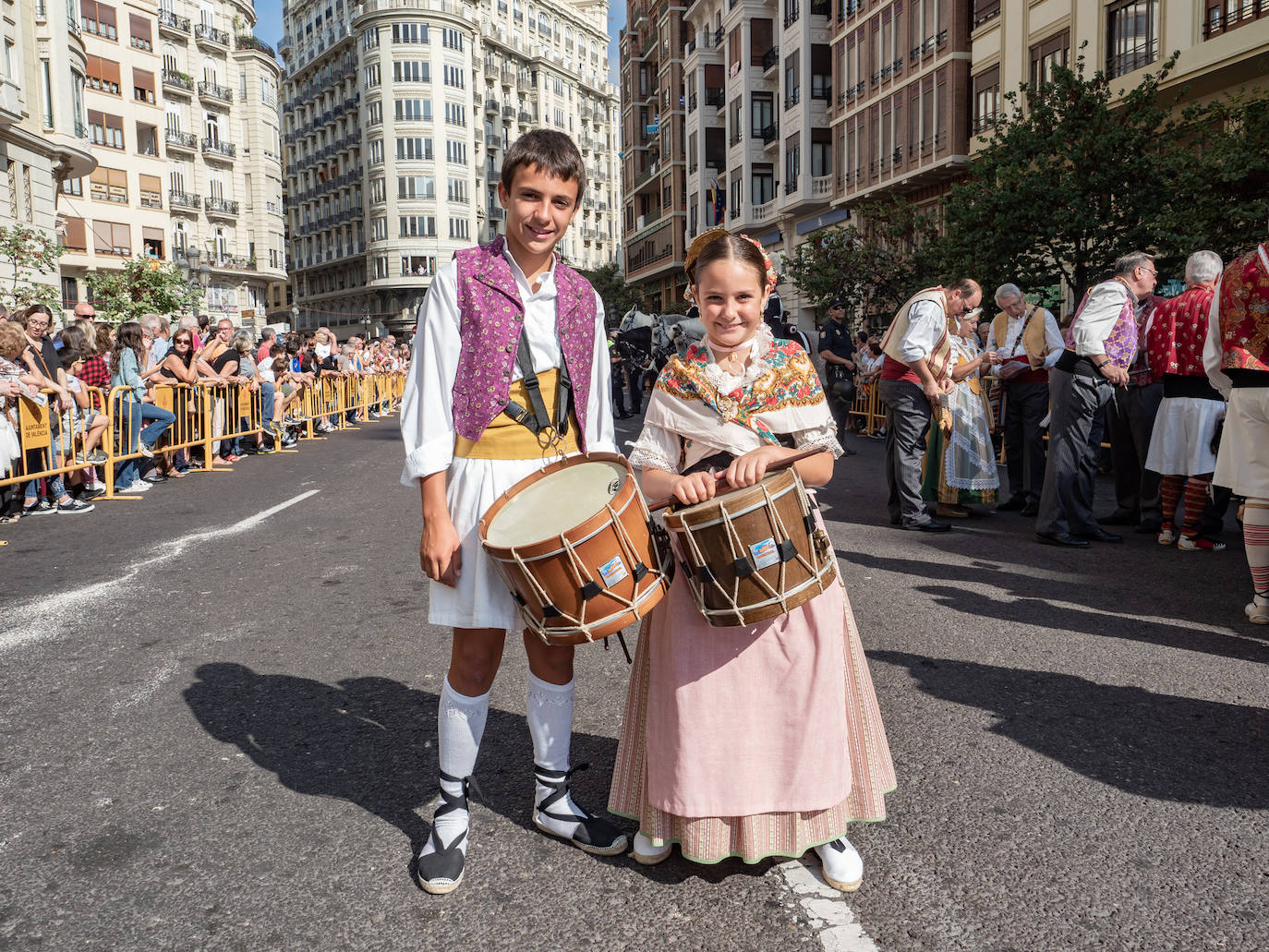 Procesión cívica de Valencia por el 9 d'Octubre de 2019