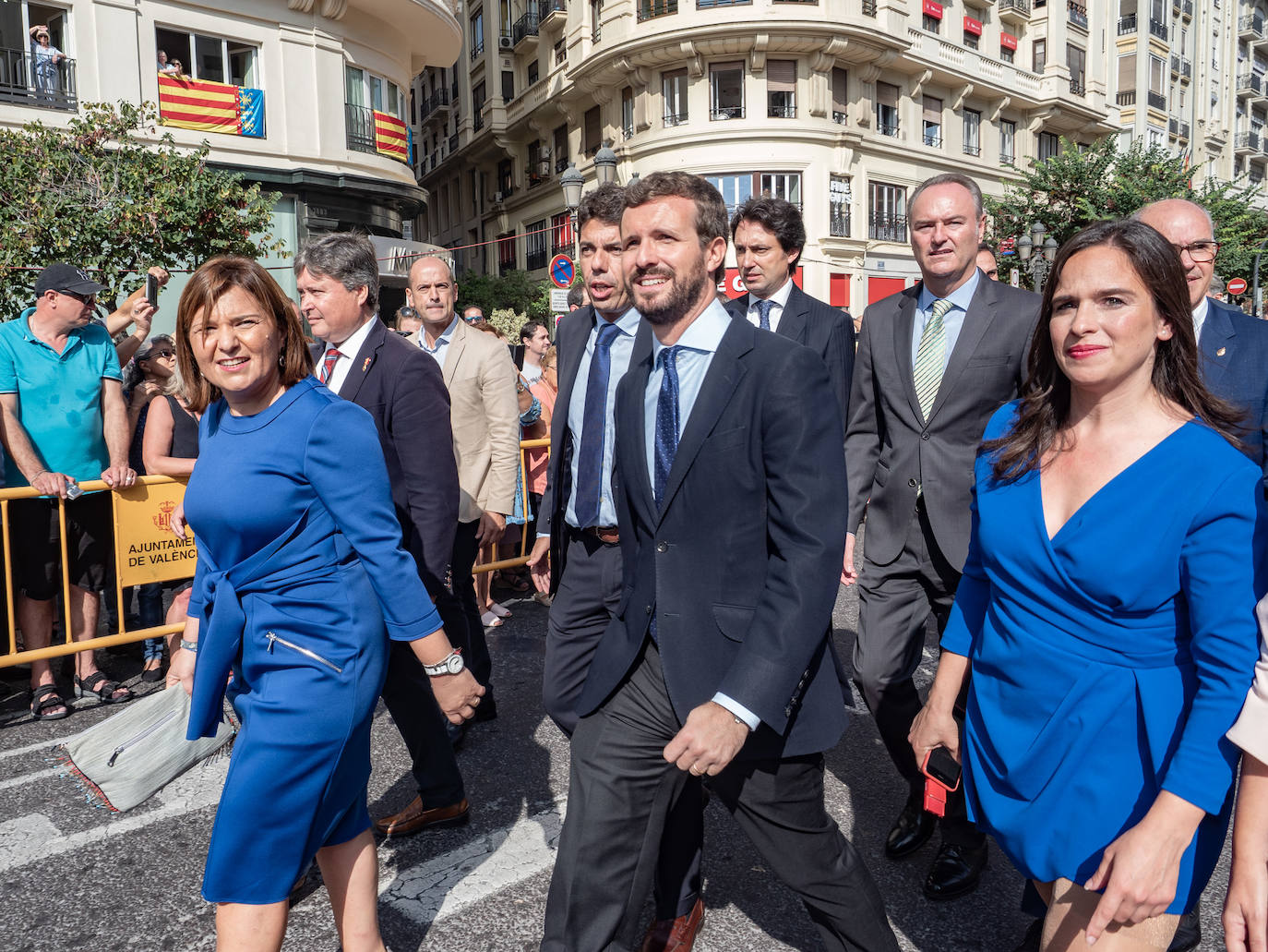 Procesión cívica de Valencia por el 9 d'Octubre de 2019