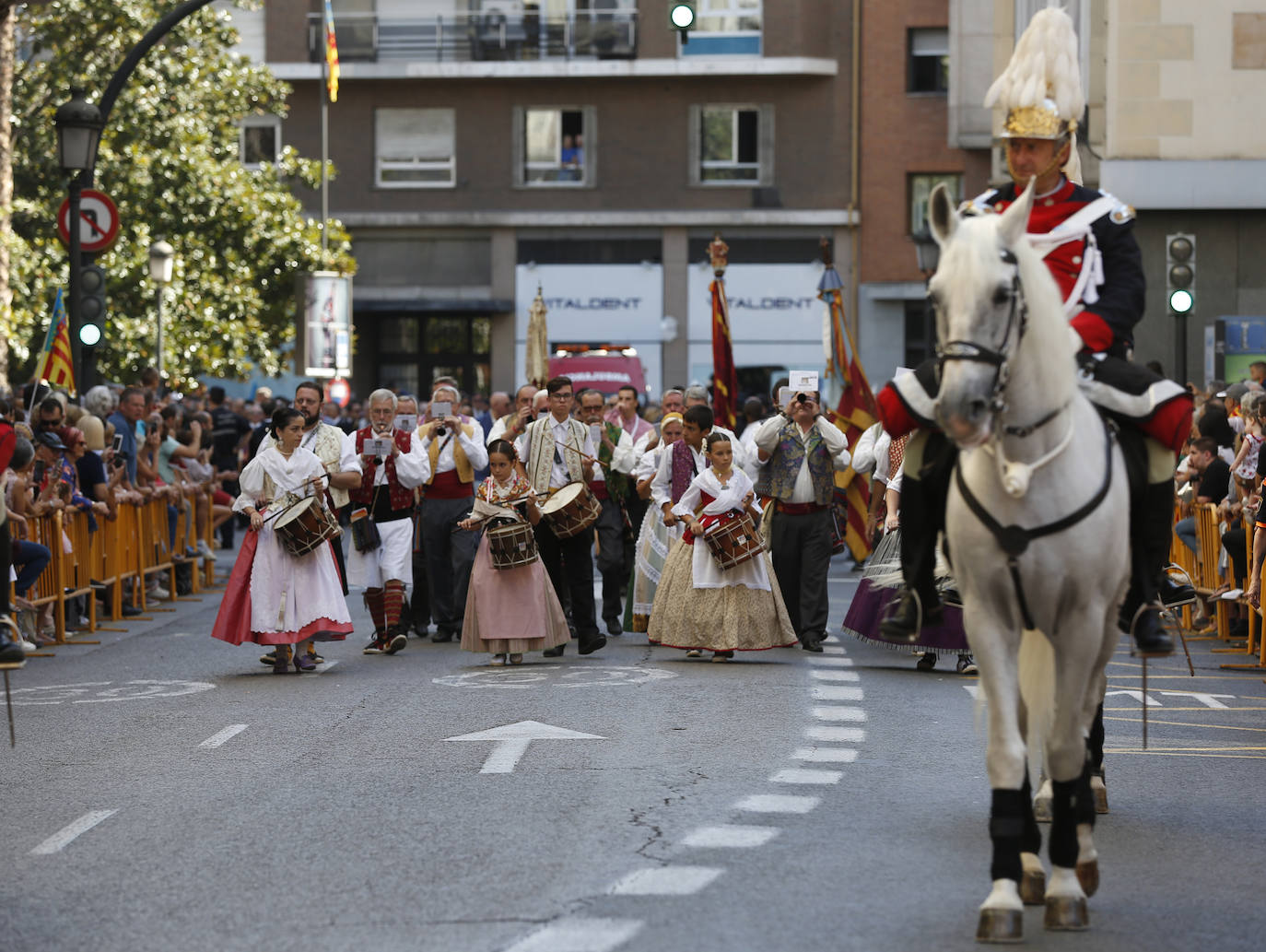 Procesión cívica de Valencia por el 9 d'Octubre de 2019