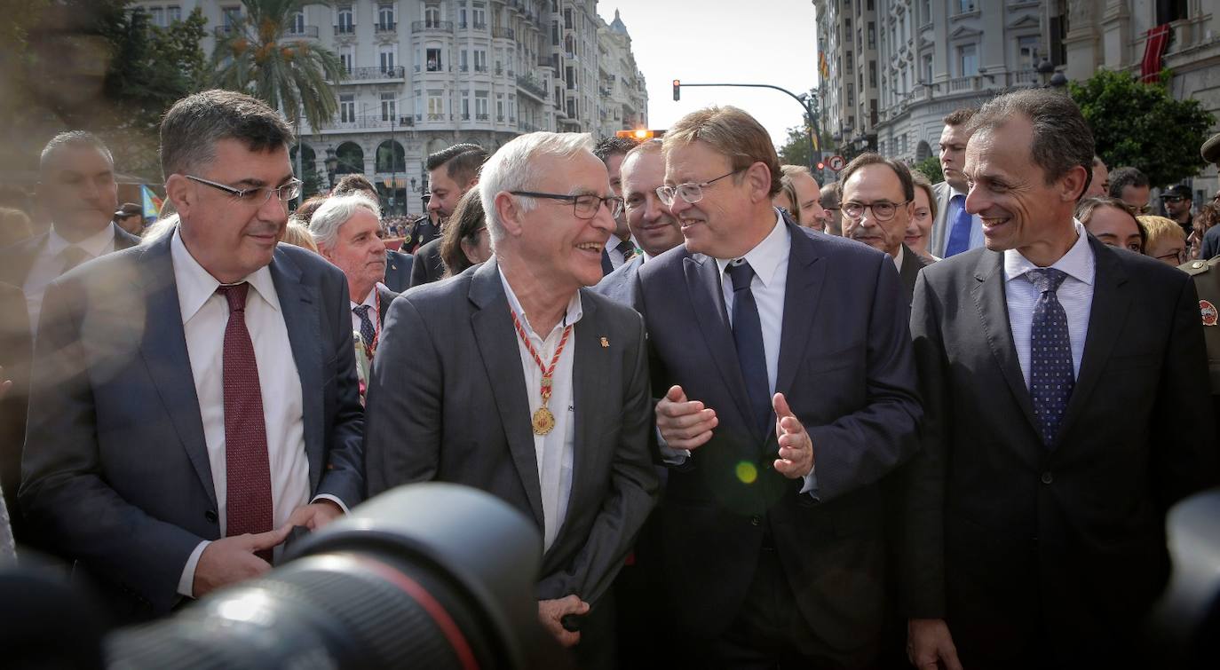 Procesión cívica de Valencia por el 9 d'Octubre de 2019