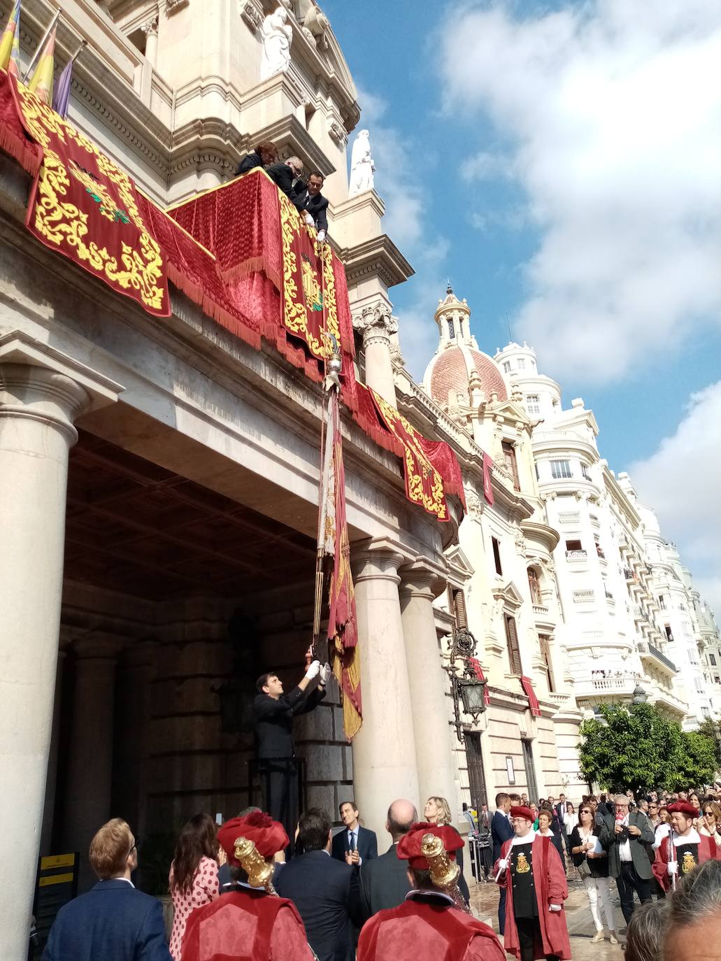 Procesión cívica de Valencia por el 9 d'Octubre de 2019