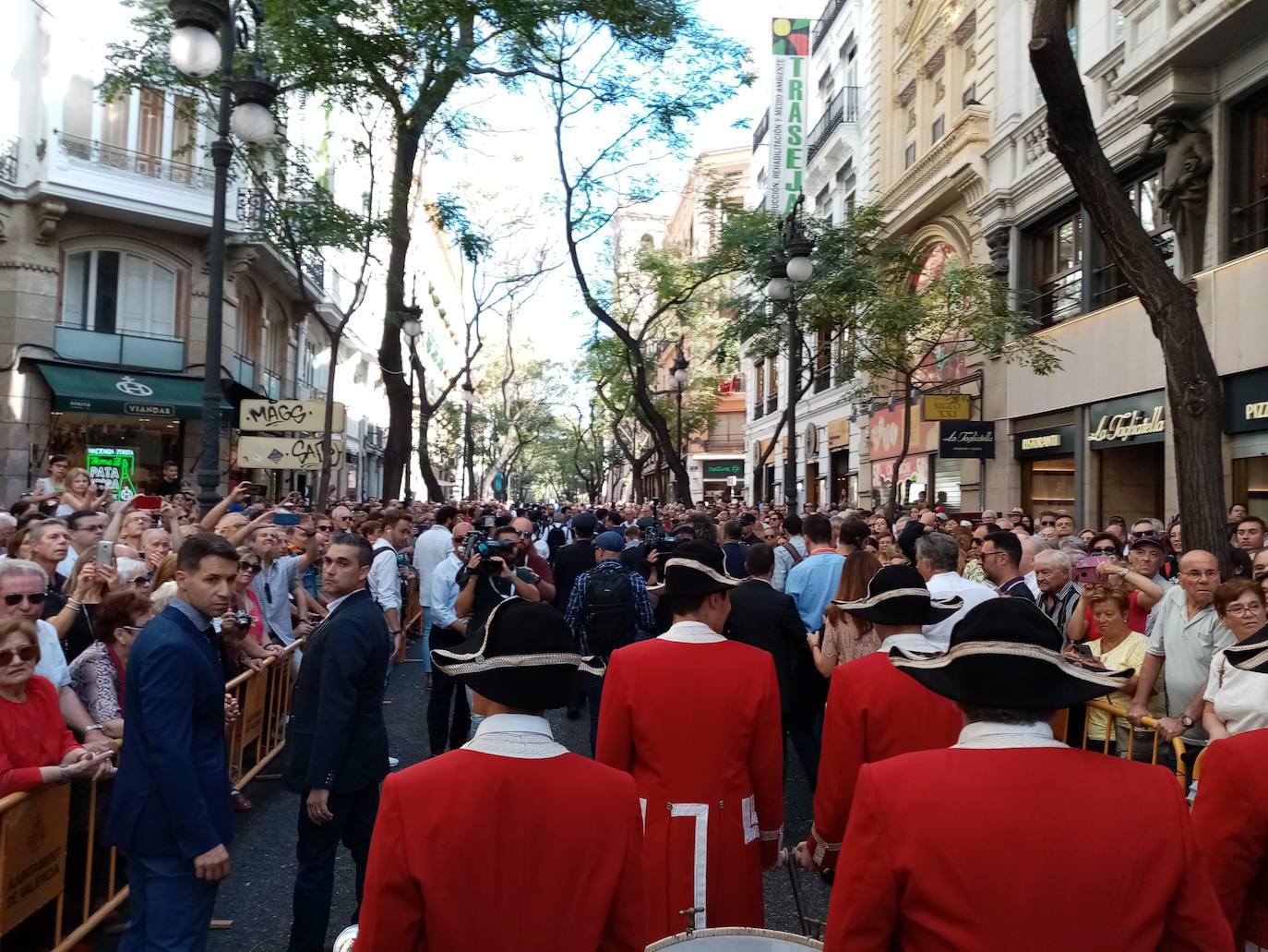 Procesión cívica de Valencia por el 9 d'Octubre de 2019