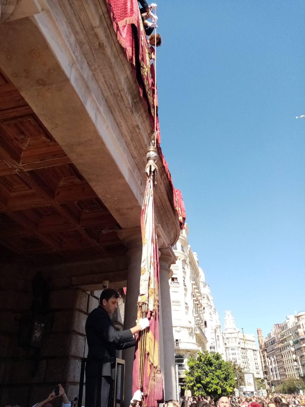 Procesión cívica de Valencia por el 9 d'Octubre de 2019