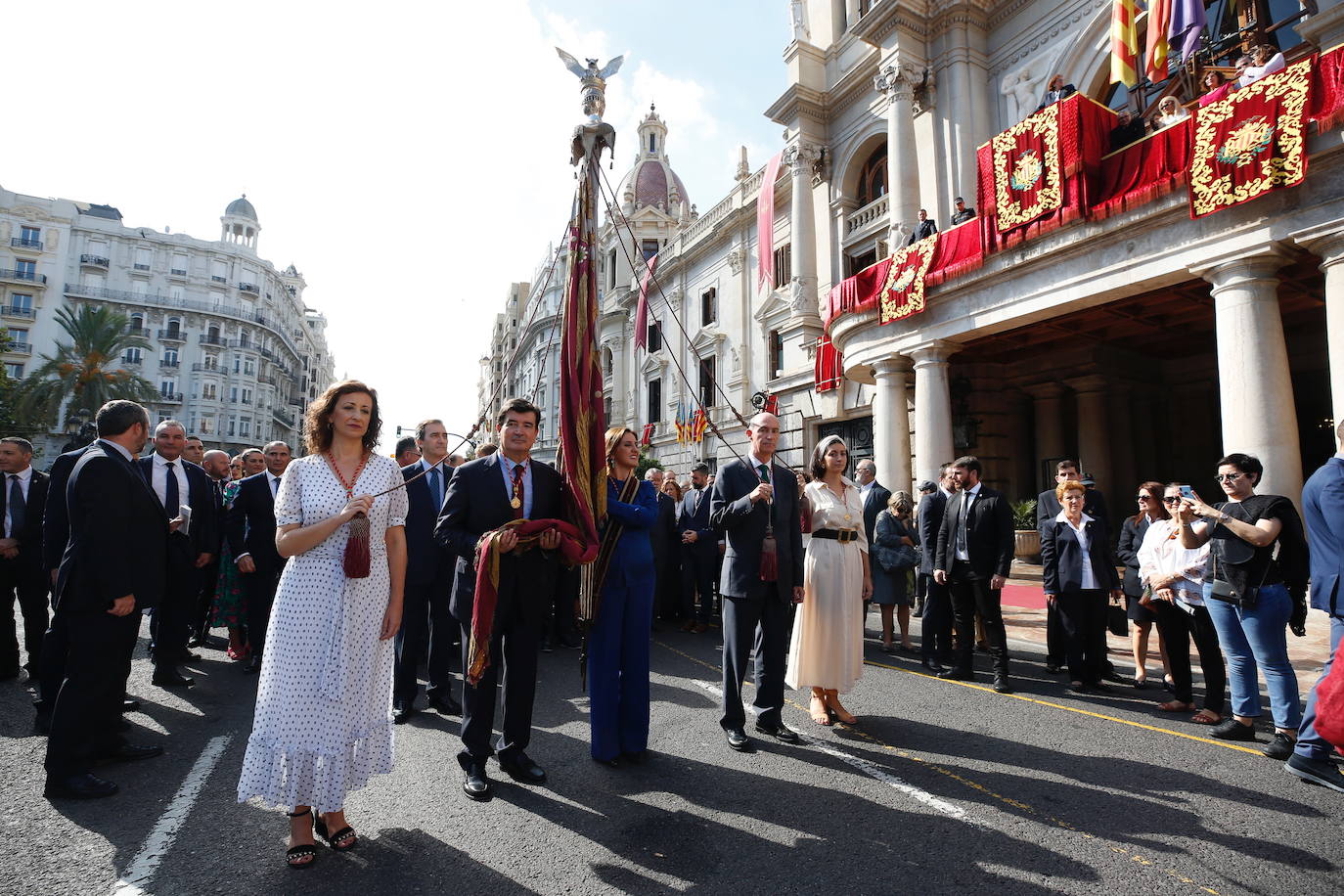 Procesión cívica de Valencia por el 9 d'Octubre de 2019