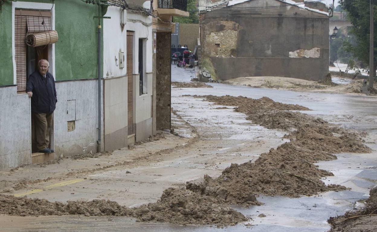 Efectos de la gota fría en la Comunitat en septiembre. 