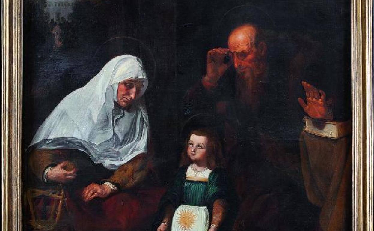 Pintura de Francisco Ribalta subastada ayer. 