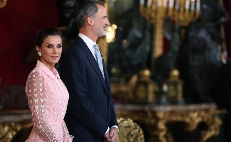 Recepción en el Palacio Real con motivo la Fiesta Nacional de 2019