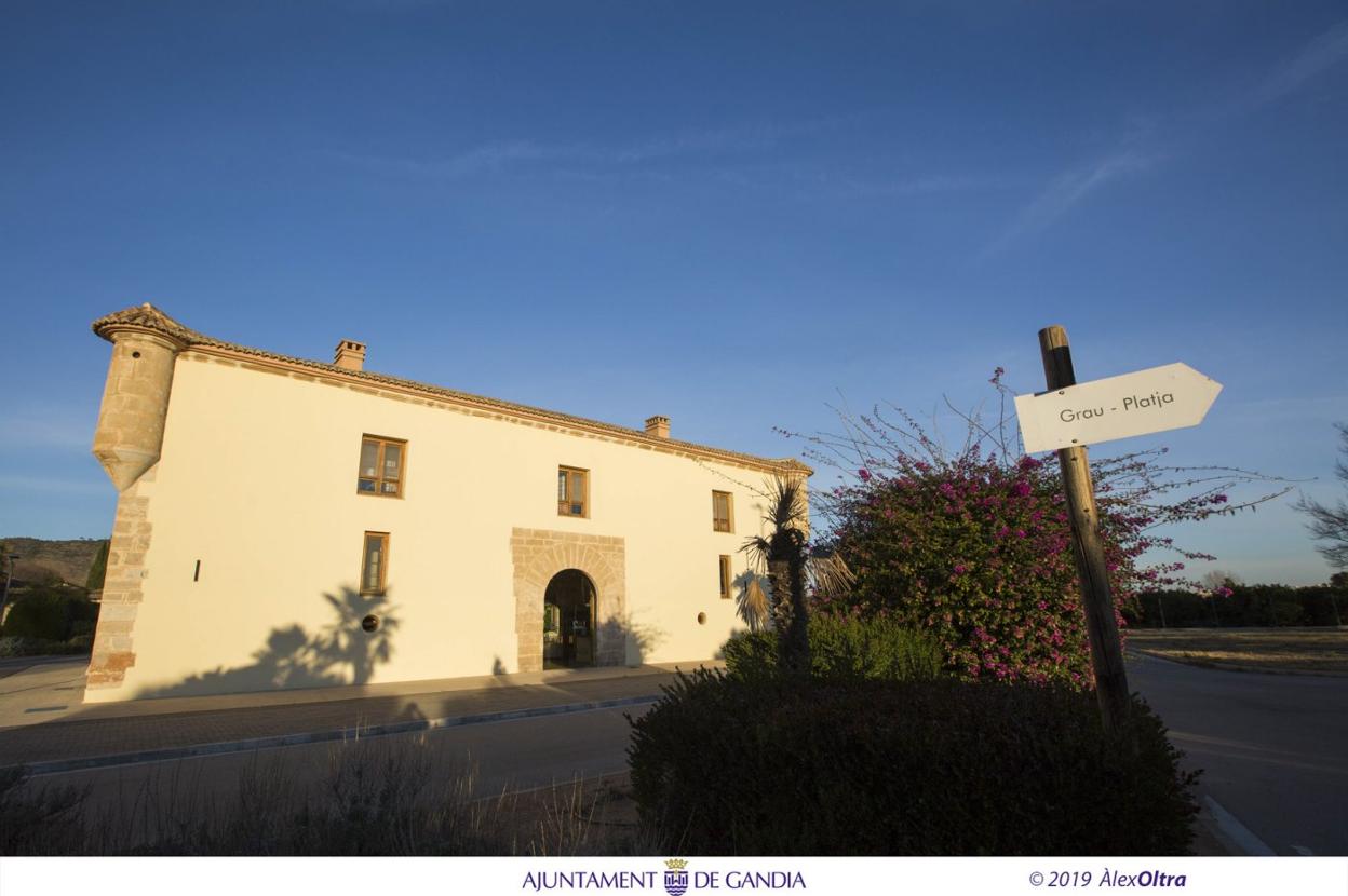 L'Alqueria del Duc de Gandia, donde se colocará el punto de carga. 