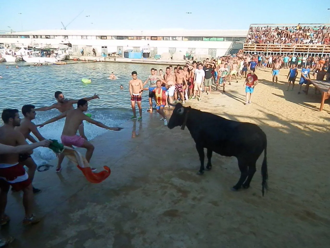 Dénia (Alicante) | Els Bous a la Mar. Declarada el 20/07/1993