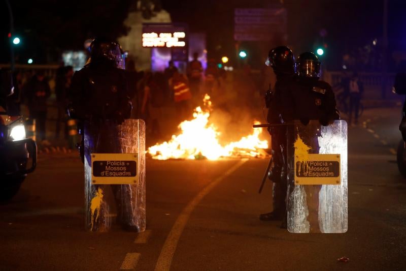 Fotos: Tercera jornada de protestas en Cataluña tras la sentencia del &#039;procés&#039;