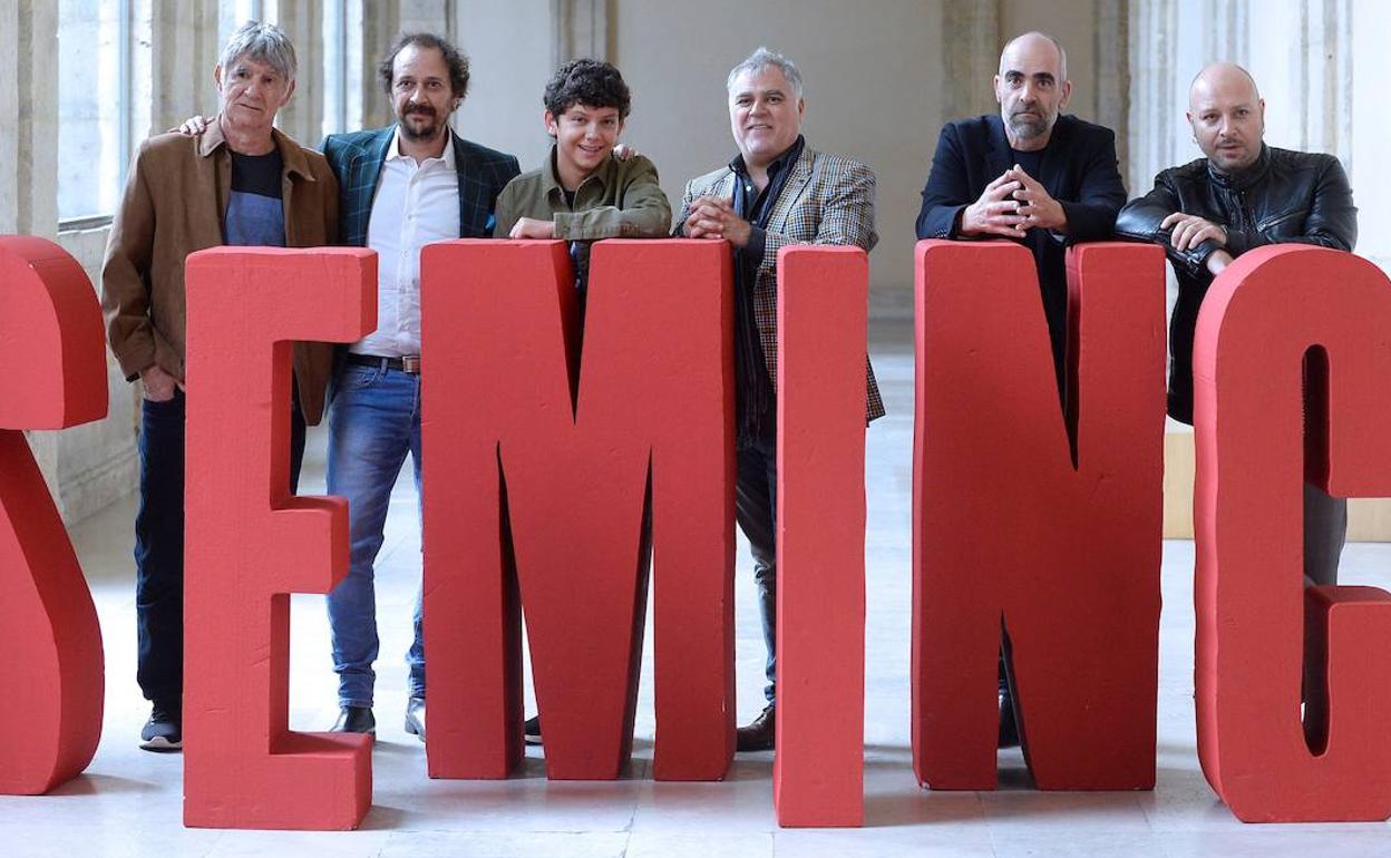 Los protagonistas de 'Intemperie', película que inaugura la Seminci.