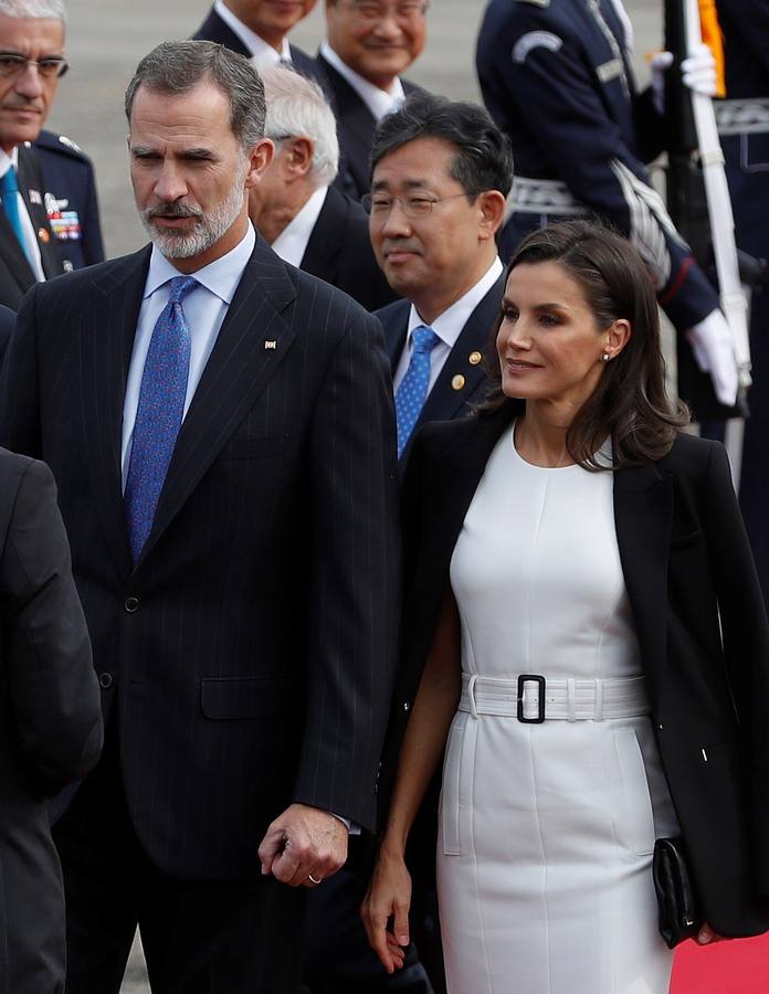 Felipe VI y Letizia llegaron este miércoles a Seúl.