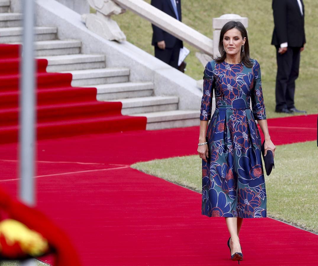 Felipe VI y Letizia llegaron este miércoles a Seúl.