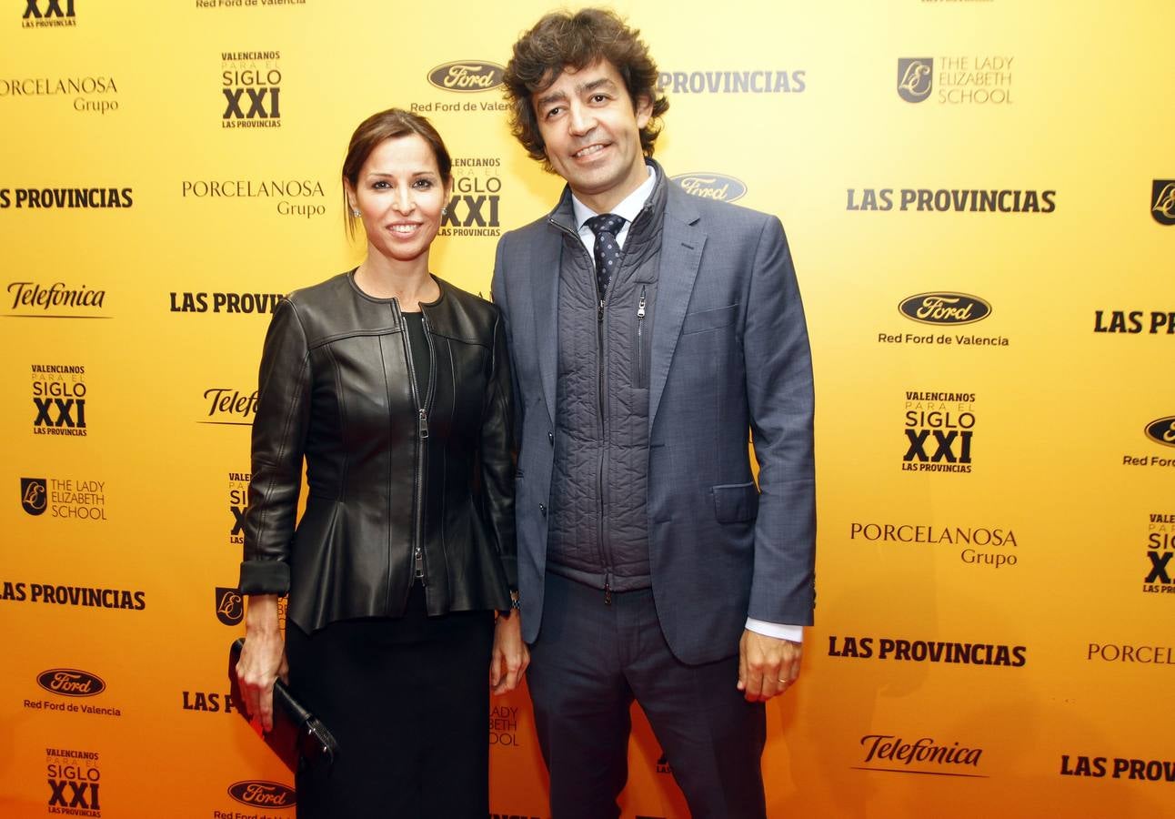 Lorena Saus junto a Alejandro Rubio.