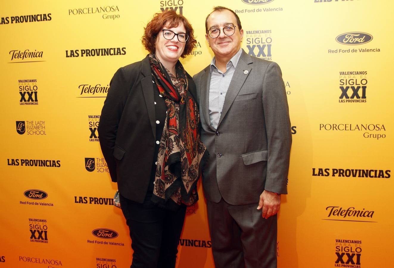 Carlos Fornes, presidente de la Asociación de Derecho Sanitario, y Ángela Belotto.