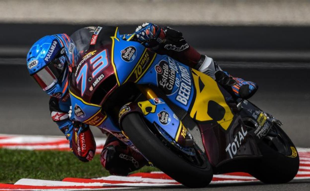 Álex Márquez, en el circuito de Sepang. 