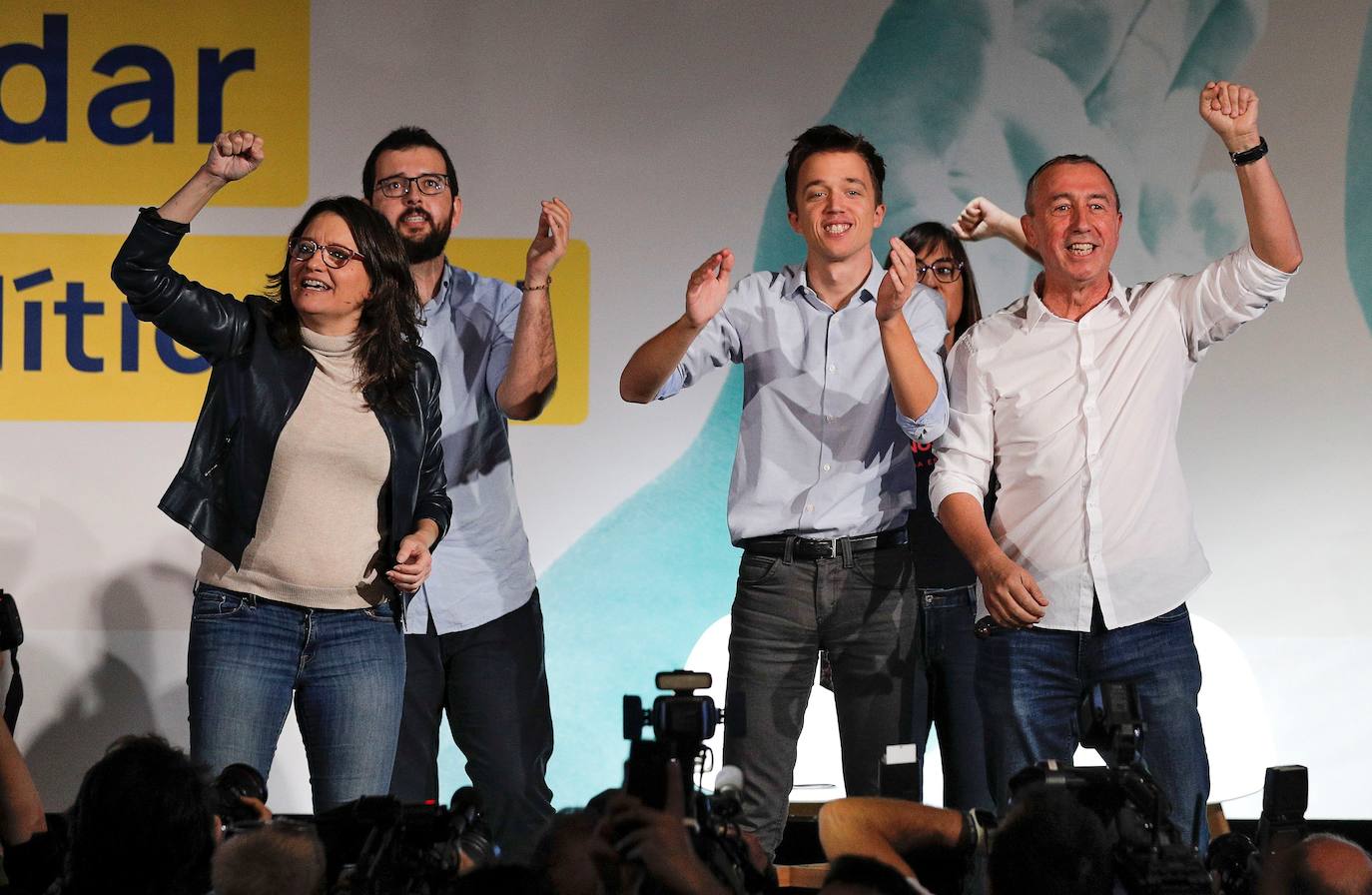 Errejón, Baldoví, Oltra y Ribó participan en el acto de Más País en Valencia