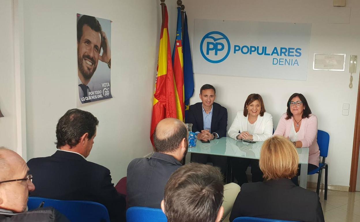 Acto celebrado en Dénia esta mañana. 