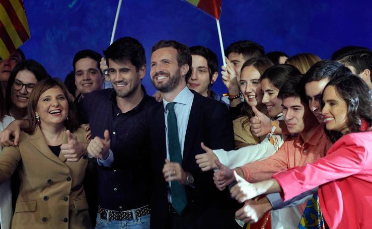 Mitin de Pablo Casado en Valencia